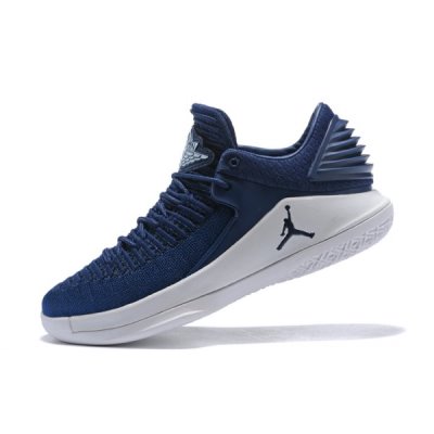 Nike Erkek Air Jordan 32 Low Midnight Lacivert Basketbol Ayakkabısı Türkiye - 13LGLLB6